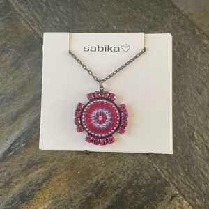 Sabika Electric Medallion Necklace
